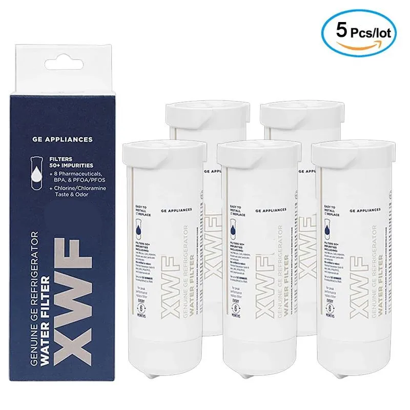 Replace ge xwf cooler water filter, 5 packs