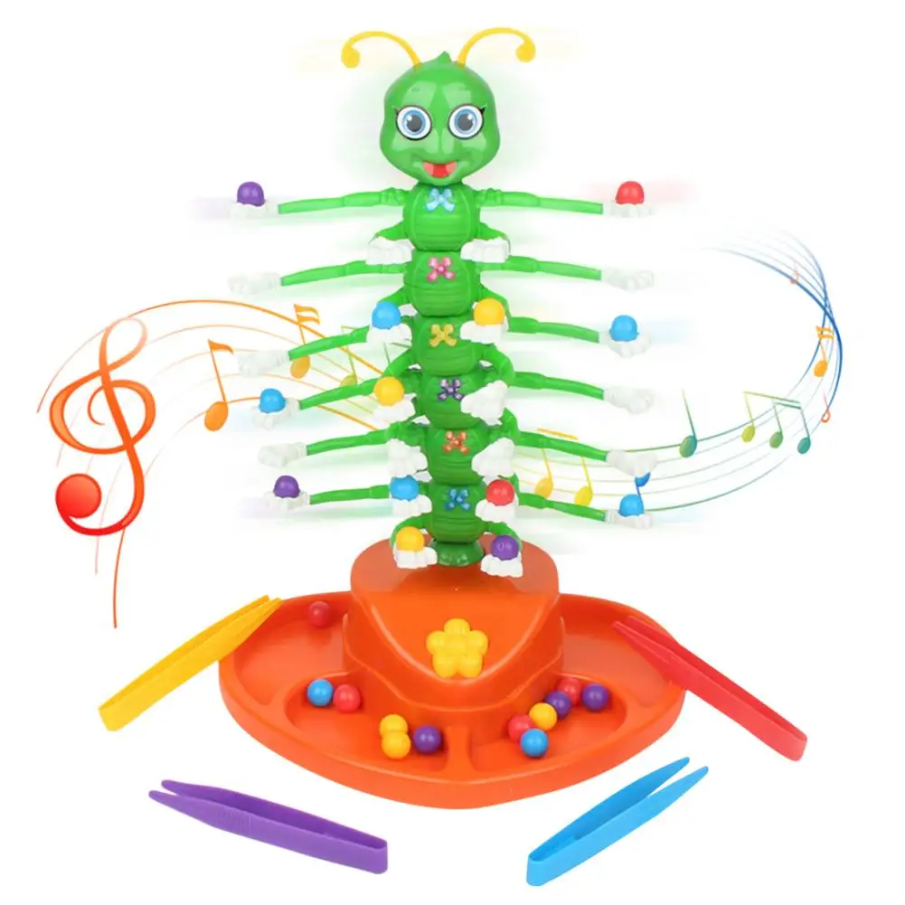 

Детская Веселая электрическая танцевальная настольная головоломка для вечерние танцевальный гусеничный баланс игрушка для детей подарок