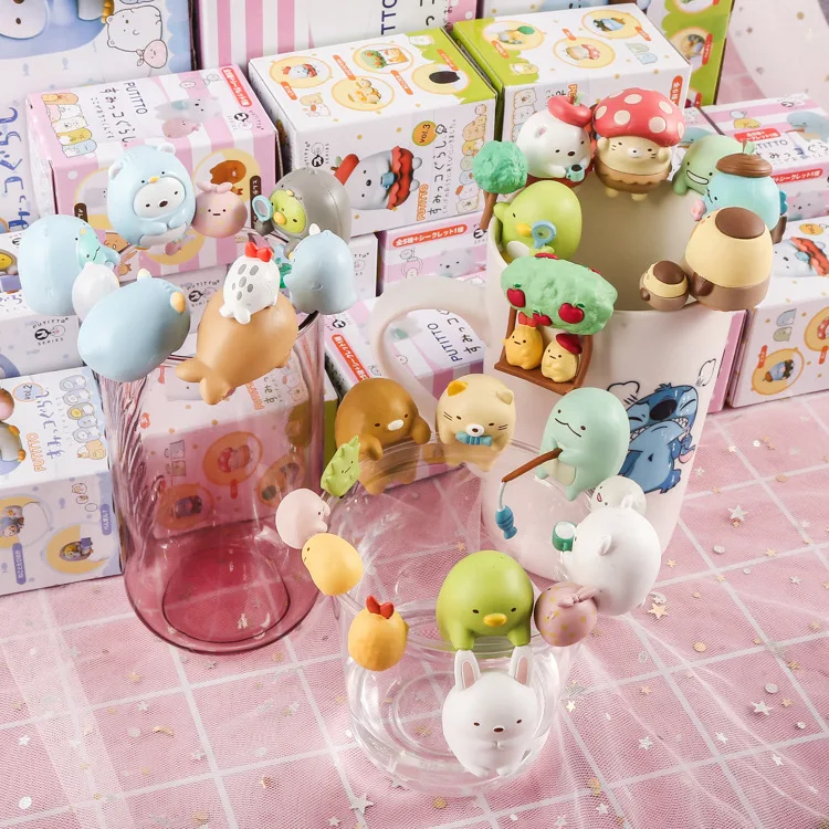 

JY 6pcs Japan ornaments decorative Action Figures Home vinyl 3kinds WJ01