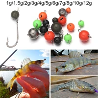 high quality weights durable 6 color sinker fishing tungsten fall hook connector line sinkers