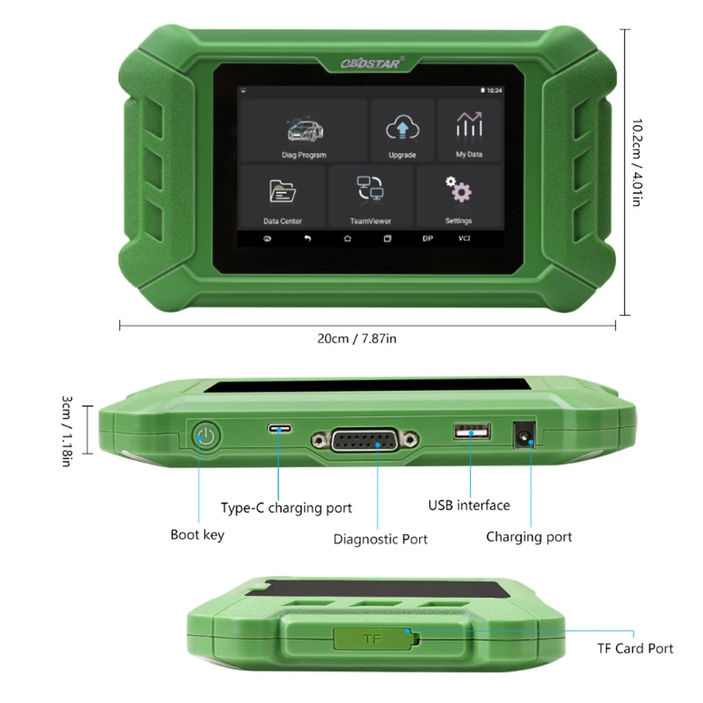 Инструмент для сброса масла OBDSTAR X200 Pro2 поддержка масла/TPS/ EPB/ ABS сброс угла наклона