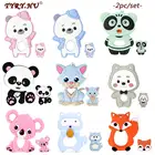 TYRY.HU 2 шт.компл. силиконовые бусины Коала Детские силиконовая подвеска-прорезыватель Сделай Сам ожерелье для кормления соска цепочка без БФА детский товар