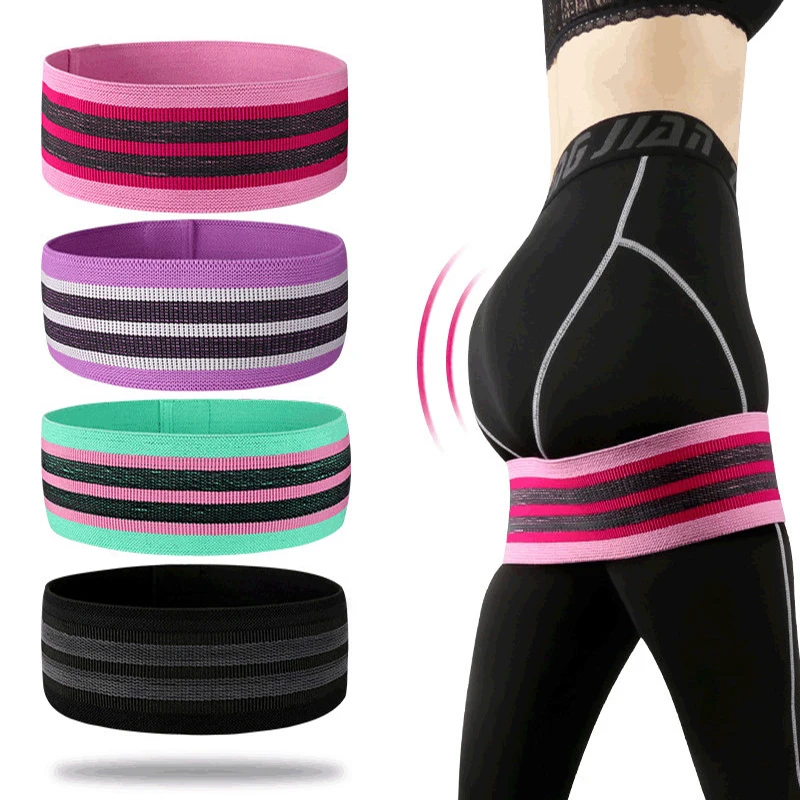 

3pcs/Lot CIRCLE Glute Resistance Band Hip Exercise Heavy Duty Bands Gym Fitness Yoga Home Gym Hips/waist/legs Workout Hot Sale