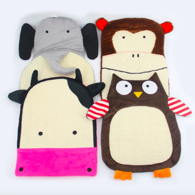 Прекрасный мультфильм собачий коврик для домашних животных и когтеточки кошек