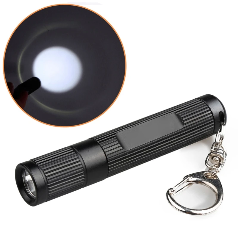 

2000LM LED Pocket Flashlight 3 Modes Keychain Keyring Torch Penlight Portable 652A