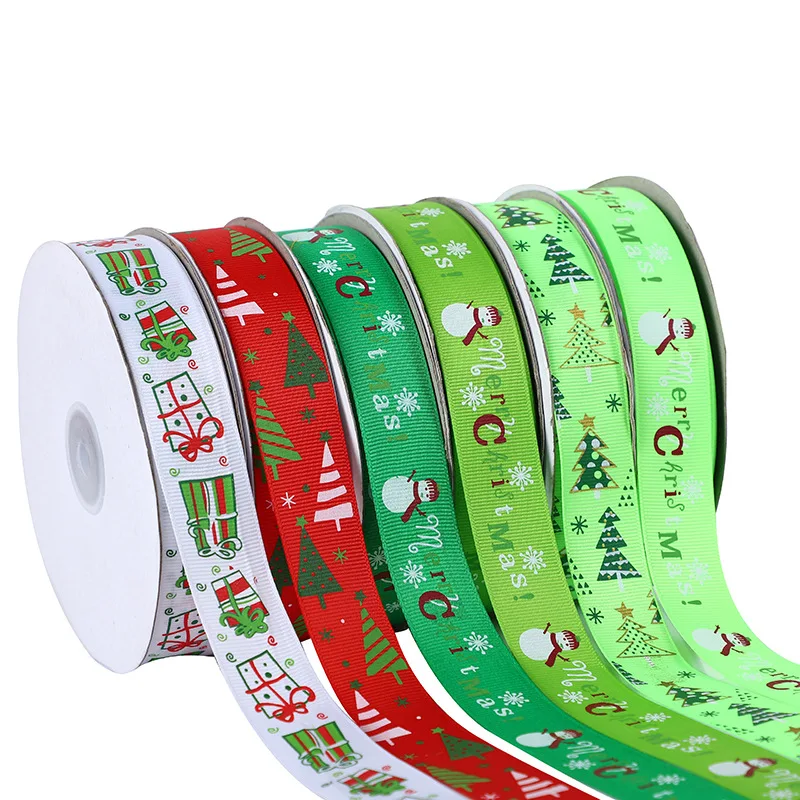 Мультяшная лента Рождественская декоративная шириной 2 5 см для упаковки