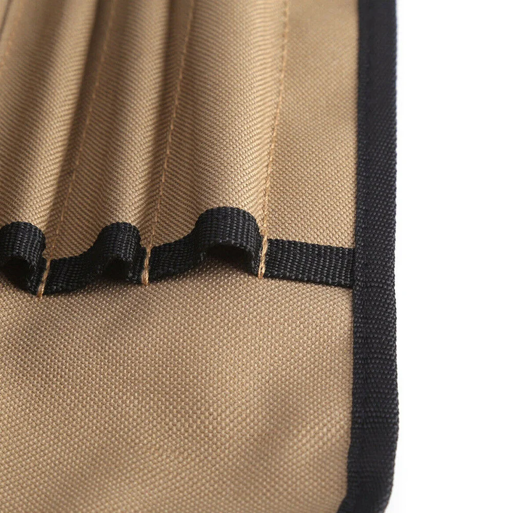 

1 Pcs Multifunctional Oxford Canvas Tools Bag Chisel Roll Screwdriver Spanner Bag Electrician Roll Up Tools Storage Carry Pouch