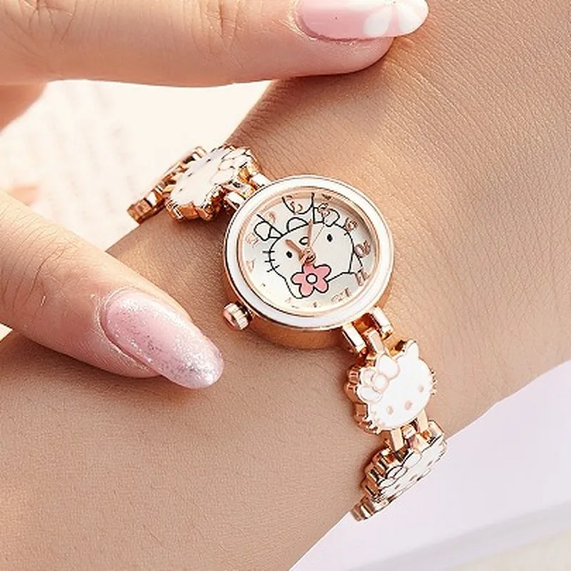Новинка 2019 детские часы reloj для девочек с милым мультяшным браслетом