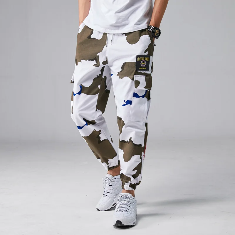 Мужская Уличная одежда длиной до бедер мужские камуфляжные брюки для бега