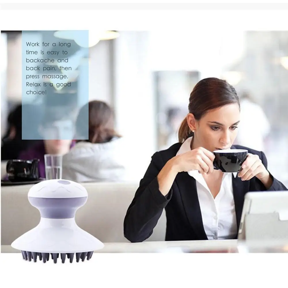 Массажер для головы электрическая ионная расческа салонная щетка волос Красота