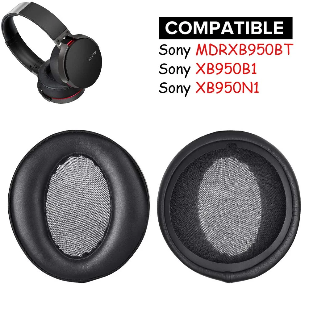 Подушечки для наушников с эффектом Замена амбушюры подушки муфты Sony MDR XB950BT XB950N1