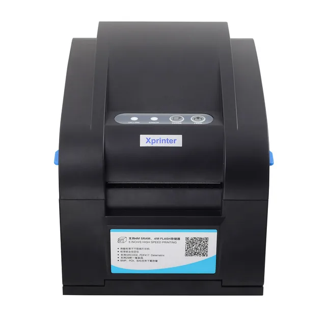 2023 Xprinter 80mm Thermal Label Printer 20mm-80mm Barcode Sticker Printer Bluetooth Printer 365B 370B 330B LAN Bluetooth USB 6
