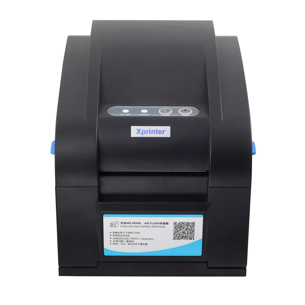 Принтер для печати этикеток Xprinter 80 мм принтер 20-80 со штрих-кодом Bluetooth 365B 370B 330B LAN USB