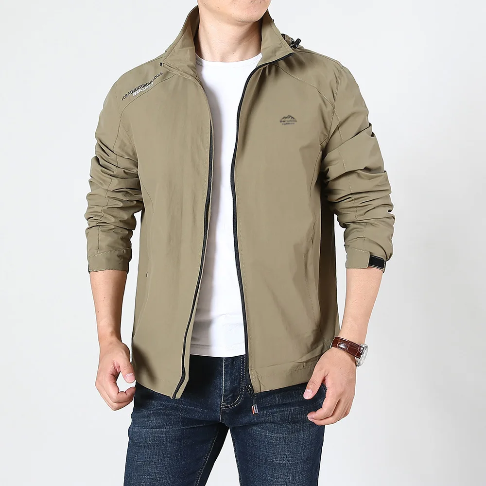 

Brand Jacket Men Outdoor Hiking Jackets Coats Hooded Casual Military Jacket Men Windbreaker Chaquetas Hombre M-6XL
