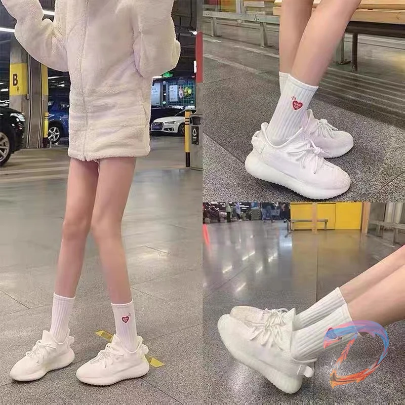 

HUMAN MADE Tube Socks Love Embroidered Towel Socks Men's Women's Human Made Couple Street Sports Tide Socks