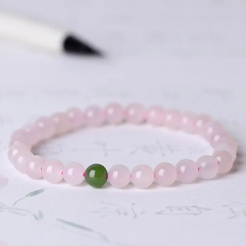 

Natural Jade Charm Bracelet Beads Charm Jadite Bracelets Fine Jewelry Round Bangle for Men Women