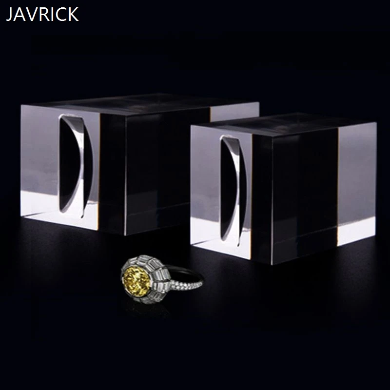 Держатель для ювелирных изделий из прозрачного акрила подставка витрина колец
