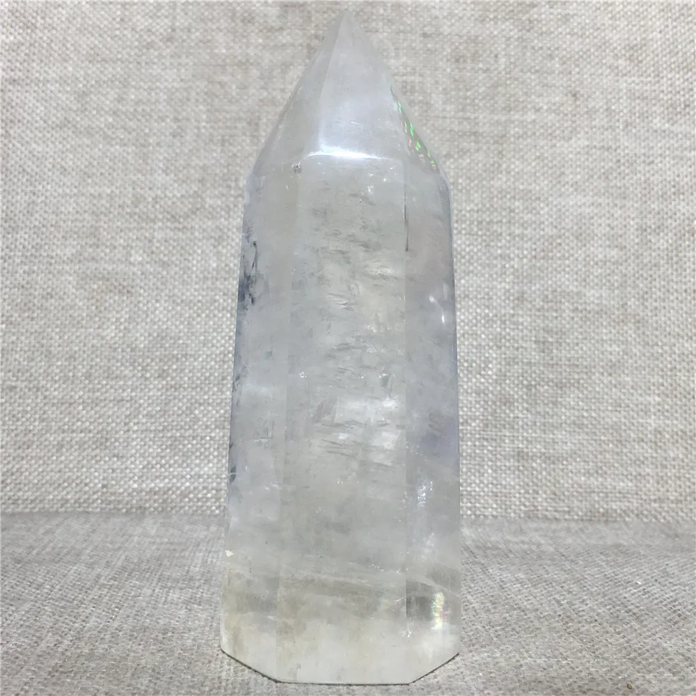 

Natural Calcite Crystals Point Wand Reiki Healing Gemstone Hexagonal Prisms Home Decoration Chakra Treatment Quartz Tower Gift