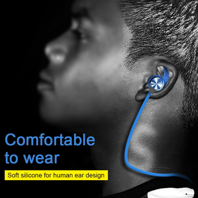 Металлический магнитный переключатель Bluetooth наушники спортивные 5 0 Беспроводной