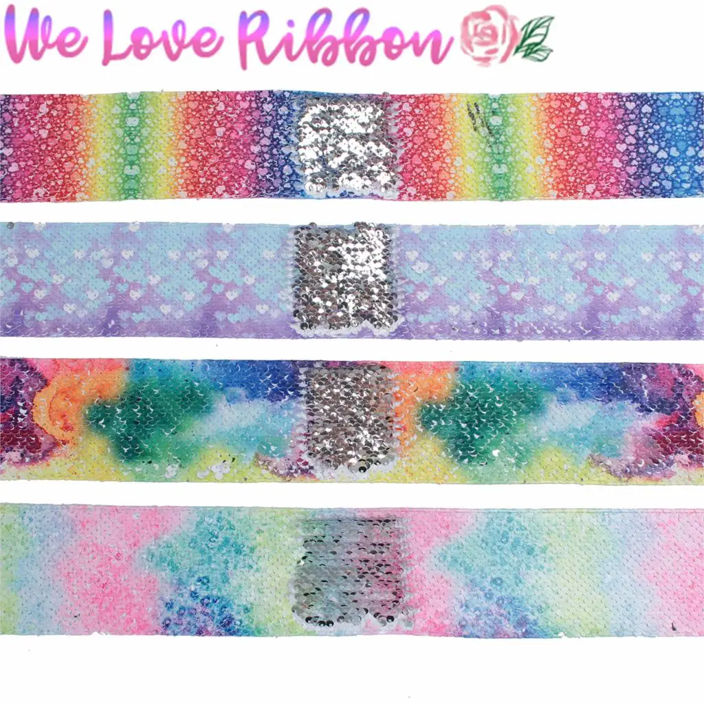 3 &quot75 мм цветная яркая галактика градиент цвета радуги двойная Двусторонняя