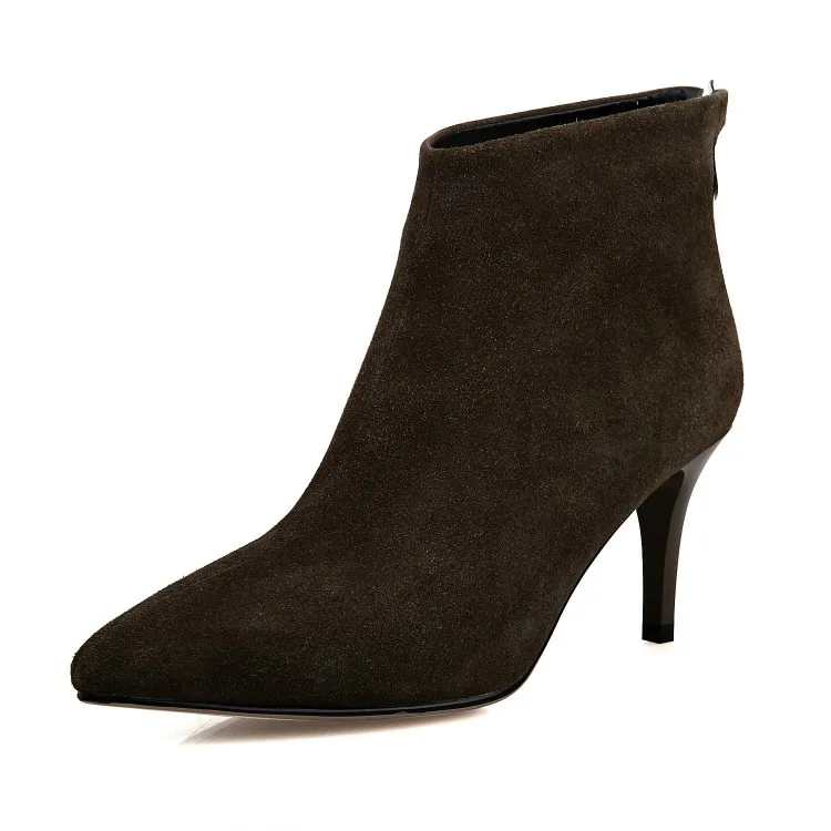 Большие размеры 11 12 Женская обувь Ботильоны для женщин Женские ботинки на