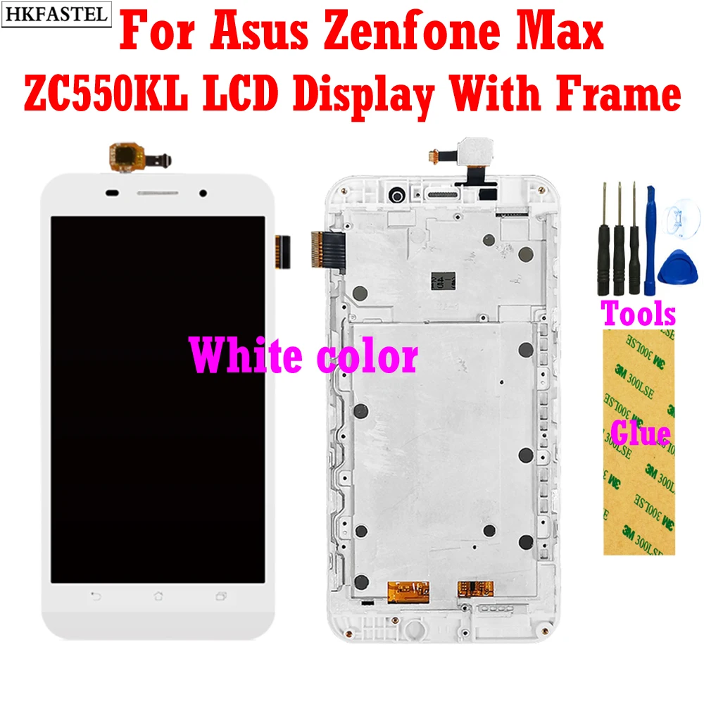 Оригинальный ЖК-дисплей HKFASTEL для ASUS Zenfone MAX ZC550KL Z010D Z010DA сенсорный экран дигитайзер