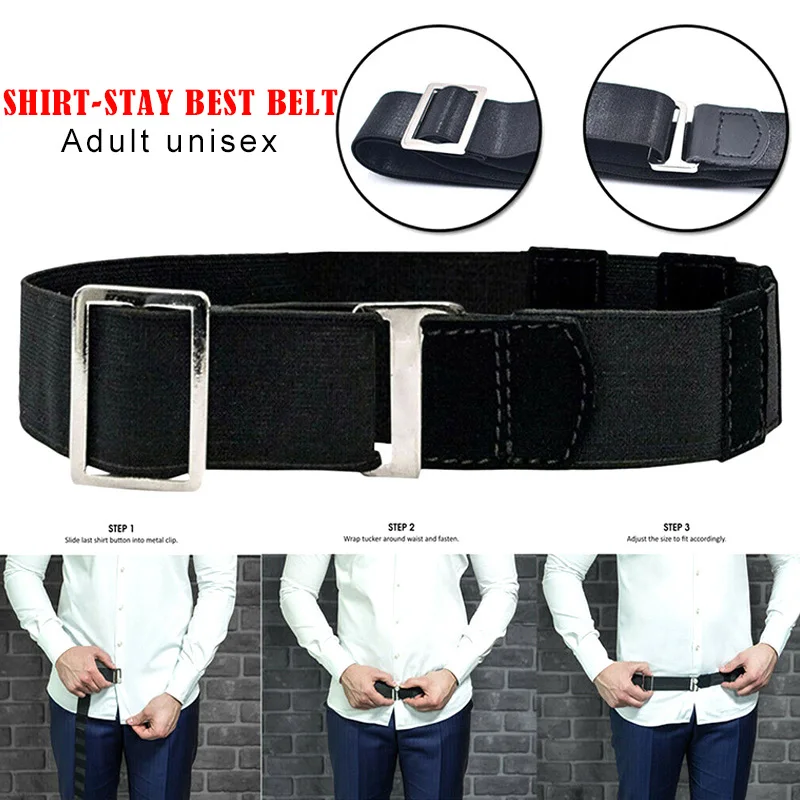 Держатель для рубашки Регулируемый рядом рубашка Stay Best Tuck It ремень женщин и