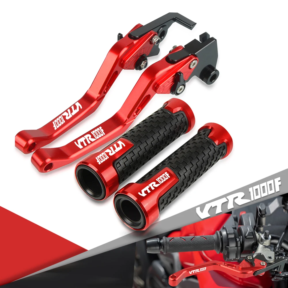 

For Honda VTR1000F VTR 1000 FV FW FX FIRESTORM 1997 1998 1999 Motorcycle CNC Aluminum Brake Clutch Levers Handlebar Grip Handle
