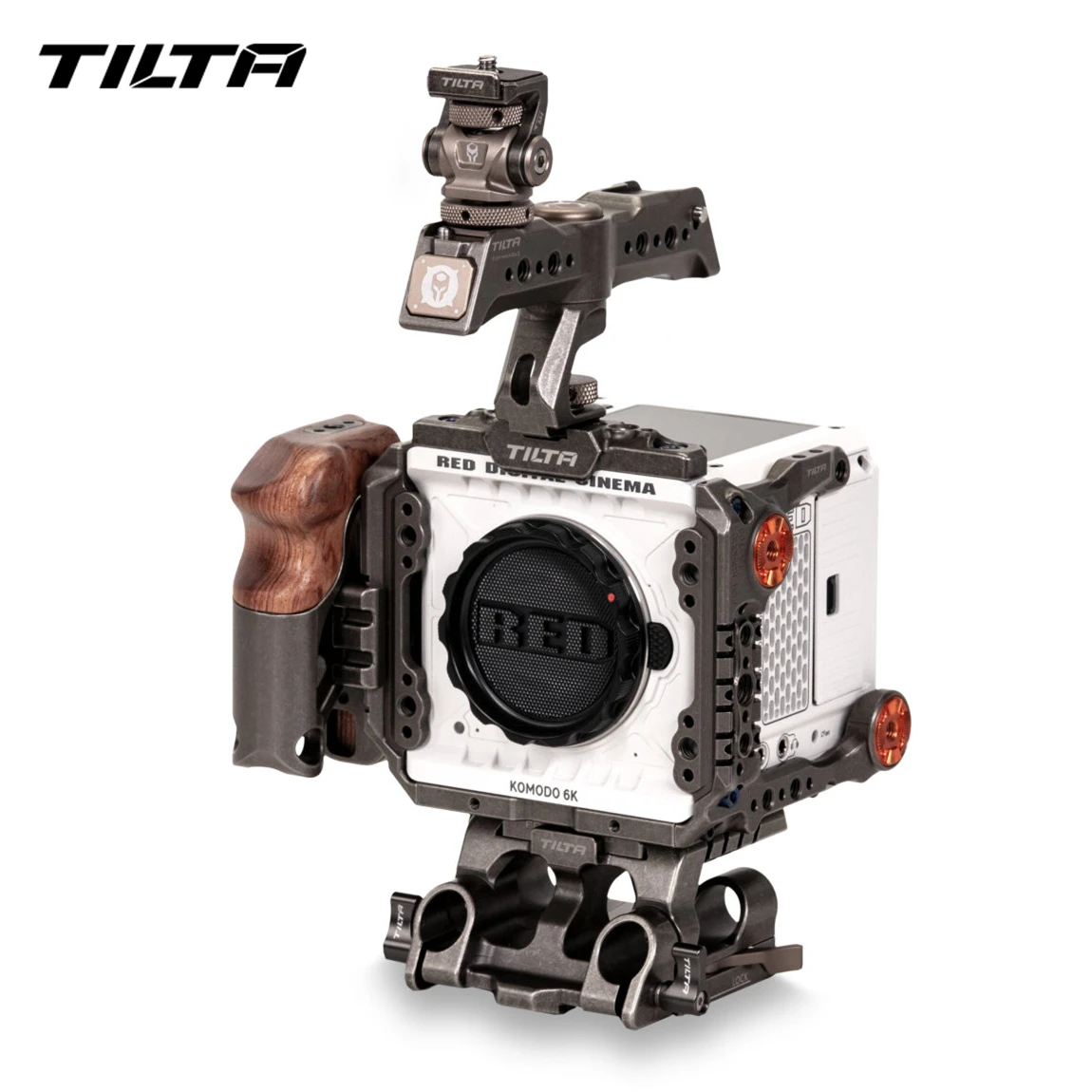 

Tilta RED KOMODO 6K Camera Cage Tactical Gray Kit Armor TA-T08-C TA-T08-E for Red Komodo 6K film Baseplate Top Handle