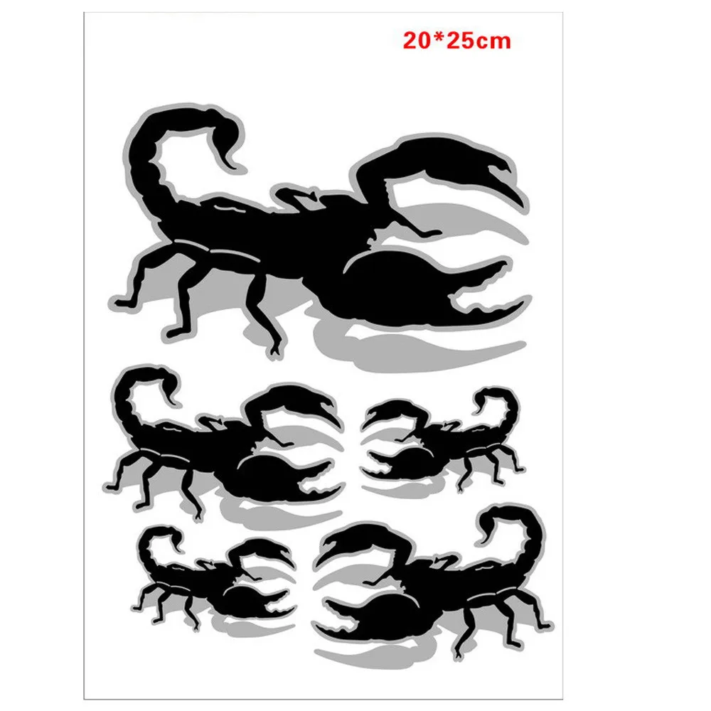 CARPRIE Terror 3D Sticker animals Decal Ferocious Personality Auto Decoration For Tank Pad Window Bumper 25cm*20cm Stickers | Автомобили и