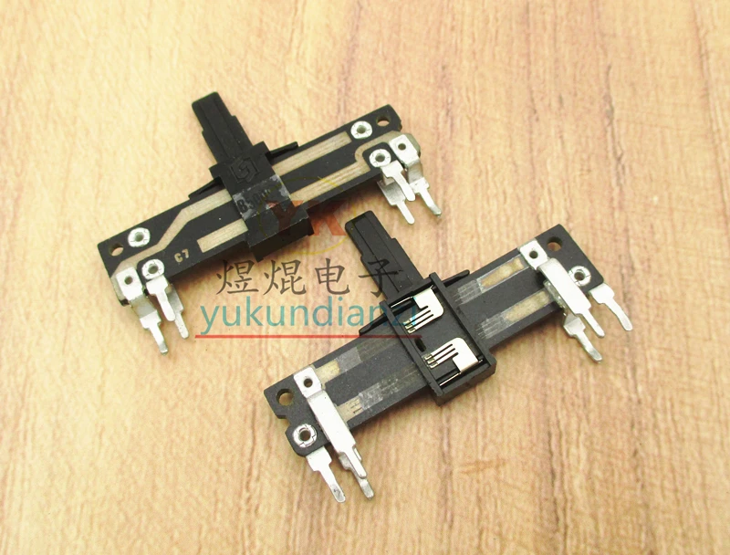 

Общая длина 40 мм длина ручки 12 мм B500R 500R стерео канал прямой скользящий потенциометр