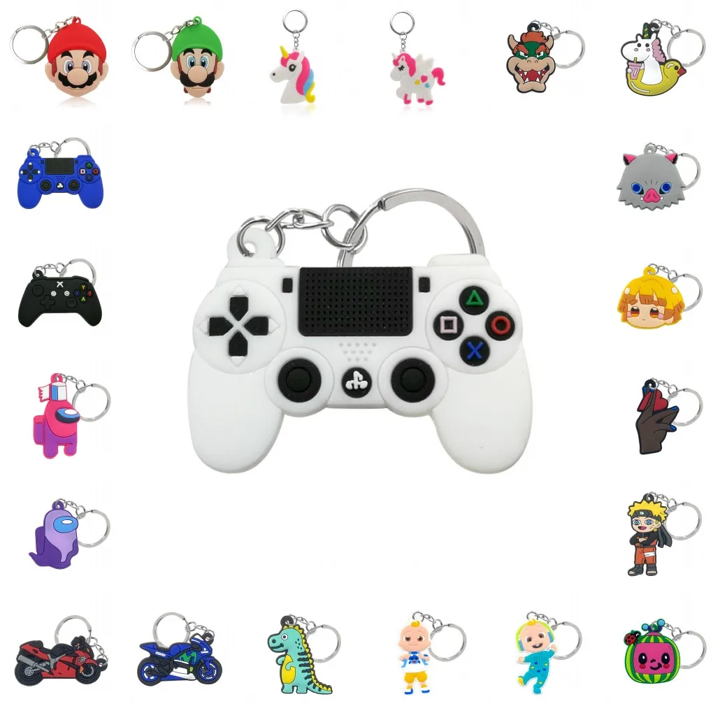 20 штук ПВХ брелок подвеска для ключей детей подарок ключевая цепь вечерние