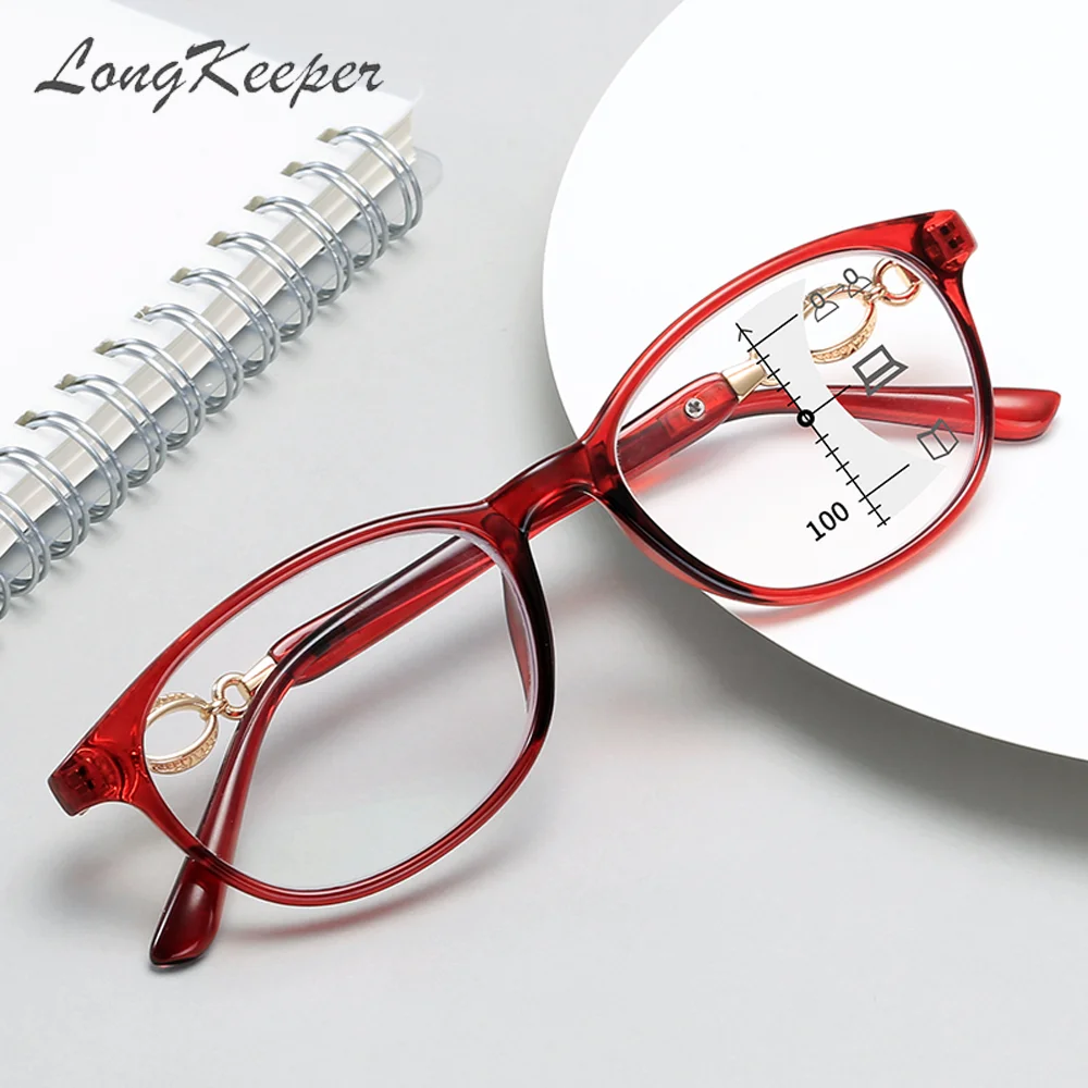 LongKeeper анти синий светильник очки для чтения Мужчины Женщины 2020 прогрессивные