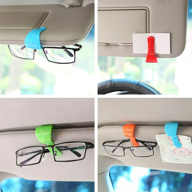 Sunglasses Glasses Card Pen Holder Portable Multi-purpose Vehicle Car Visor Ticket Clip | Автомобили и мотоциклы