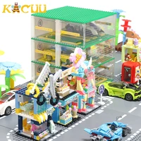 classic racing car model building blocks city vehicle assembly blocks construction figures building toys for children kids gift