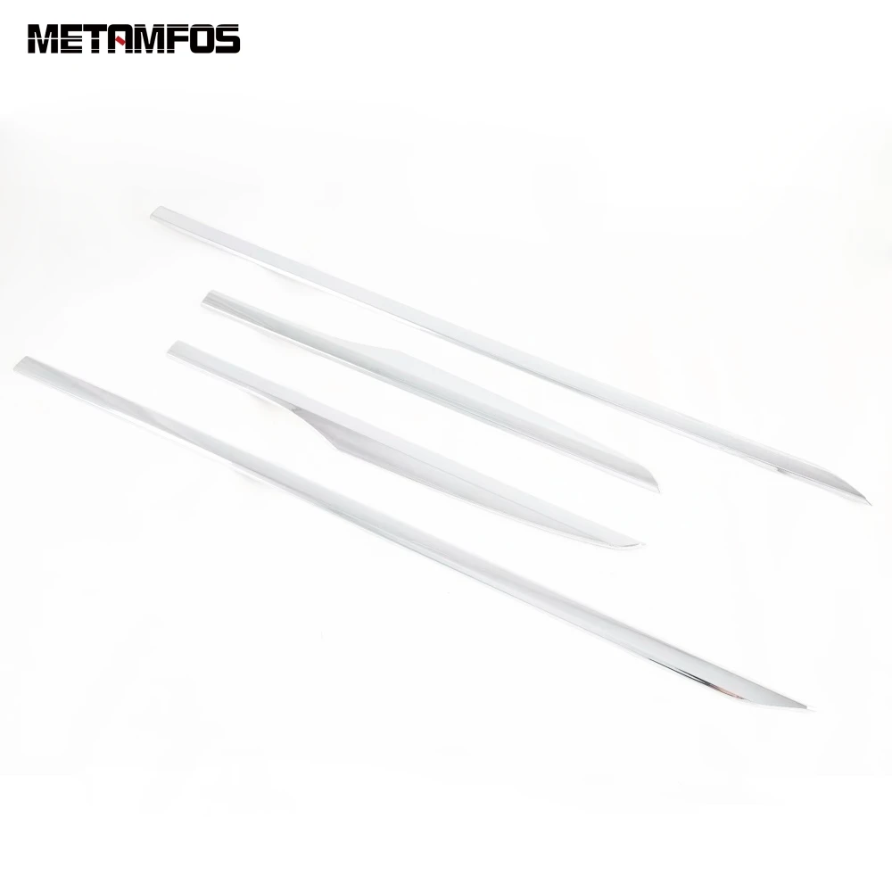 

For Chevrolet Blazer 2019 2020 Chrome Side Door Strip Body Skirt Molding Trim Decoration Sticker Outside Accessories Car Styling