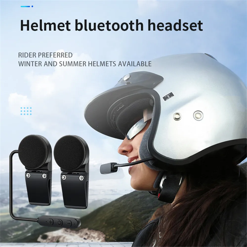 New Q7 Bluetooth Anti-interference Headset For Motorcycle Helmet Riding Hands Free Headphone Motorcycle Helmet Headset 900mah