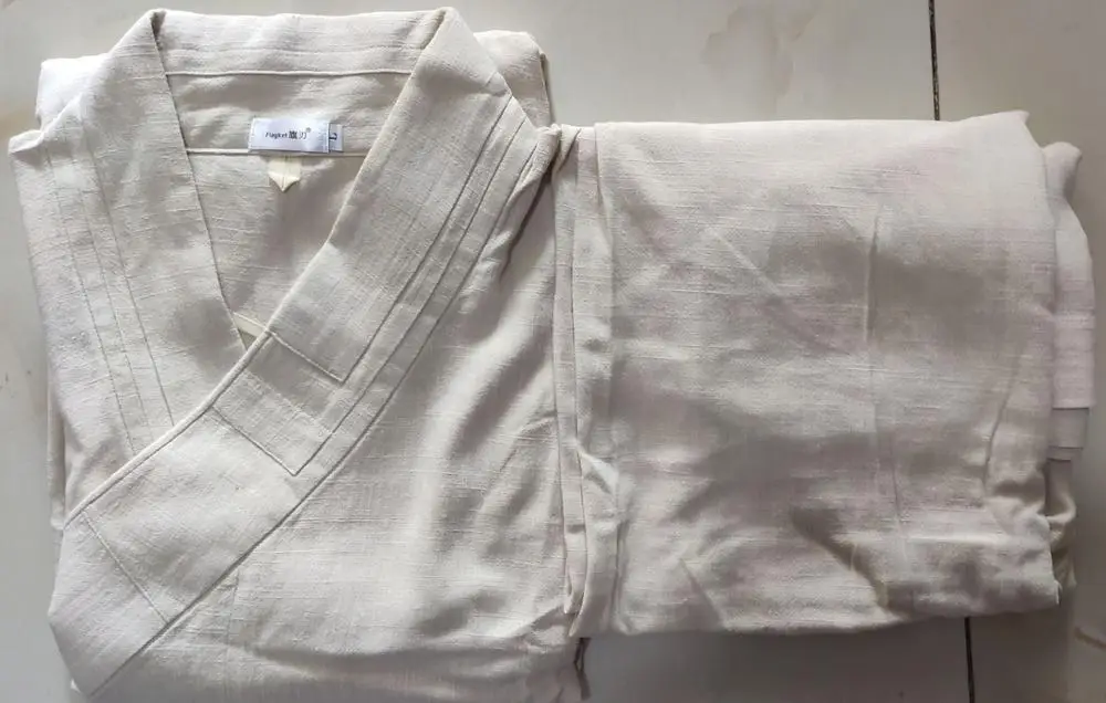 Унисекс красные/кофейные/синие/серые из льна и хлопка буддистские шаолин монахи