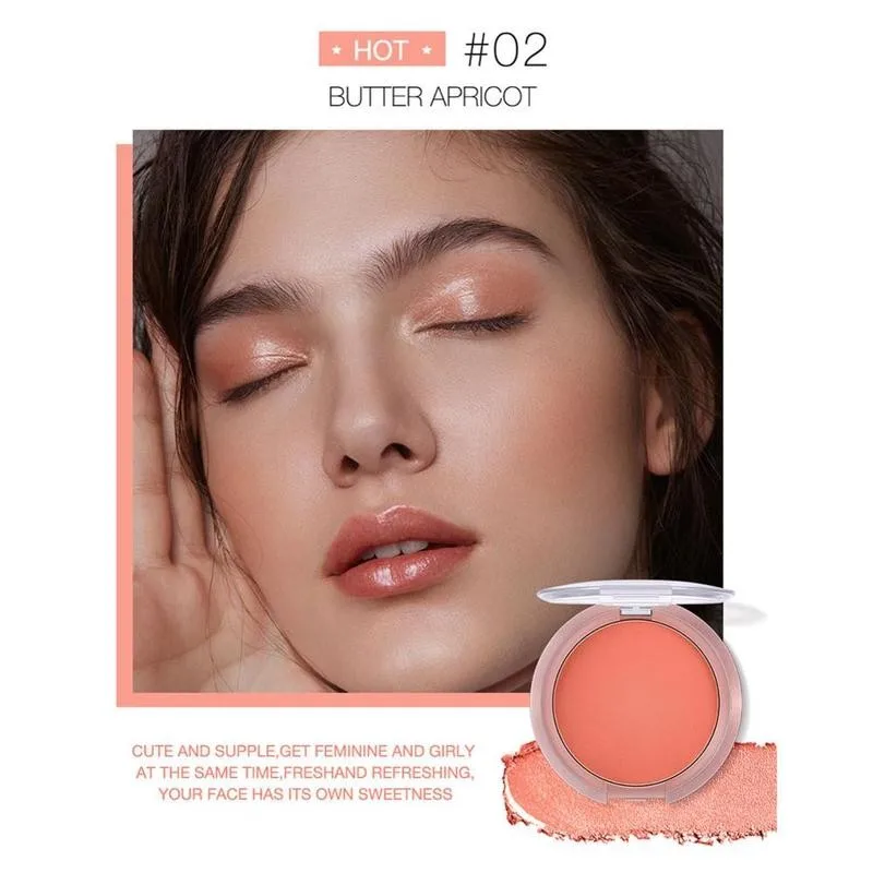 

Face Mineral Pigment Blusher Powder Palette Natural Rouge Cosmetics Blush For Face Cheek Natural Peach Contouring Blusher B M6C6