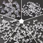 Женские круглые силиконовые заглушки для сережек, серьги-гвоздики с заглушкой, заглушки для сережек сделай сам, изготовление украшений, 200-2000 шт.