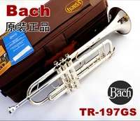 brand new music fancier club bb trumpet tr 197gs silver plated music instruments profesional trumpets 197gs with case mouthpiece