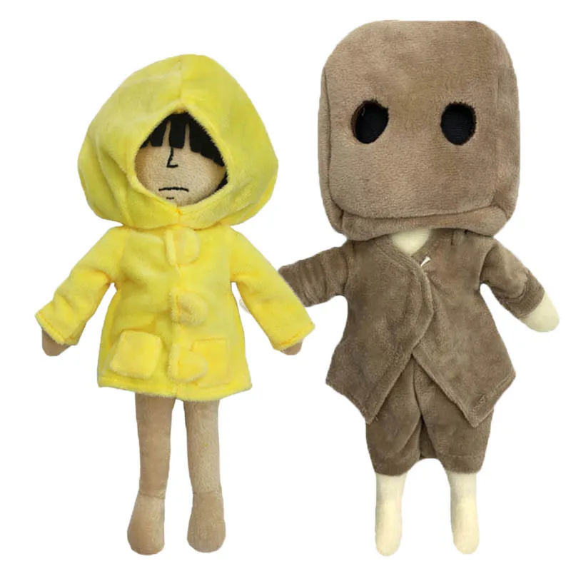 

2pcs/set Little Nightmares Plush Toy Adventure Game Cartoon Cute Mono Six Stuffed Dolls Toys for Girls Kids Fans Collection