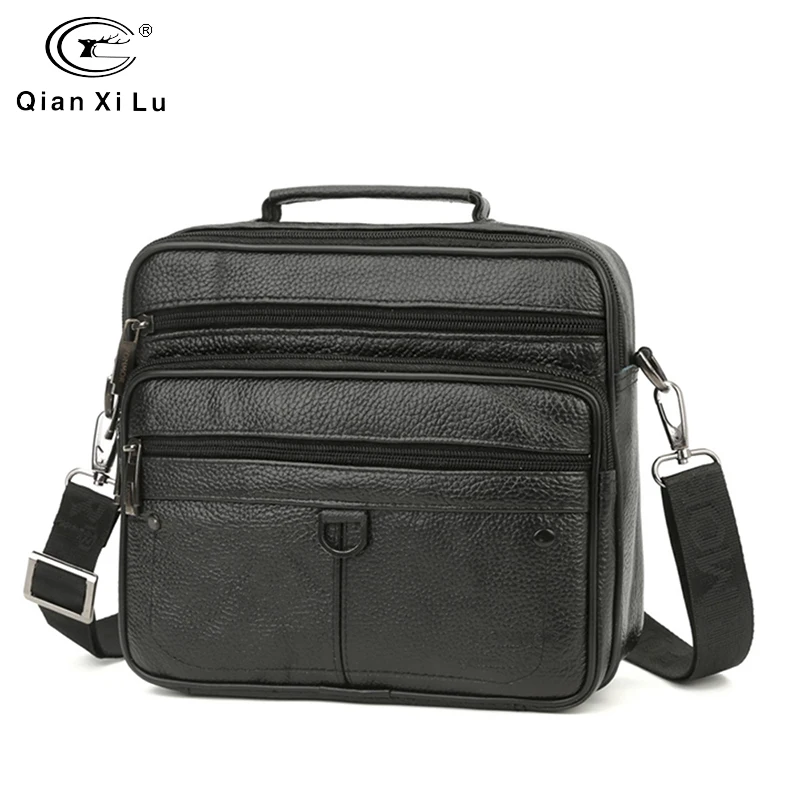 Мужская деловая сумка FONMOR вместительный портфель через плечо для офиса 2019 |