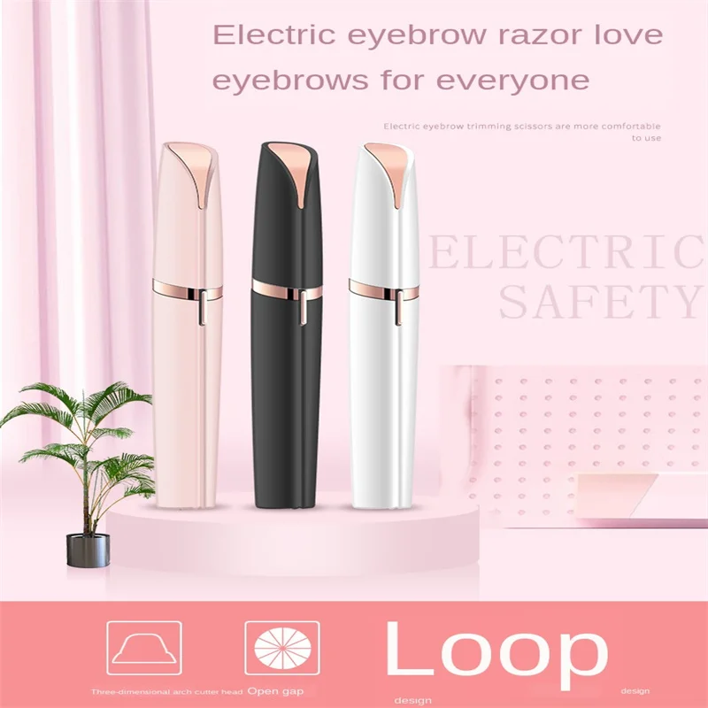 

Great Offer Multifunction Electric Eyebrow Hair Remover Pencil Shaver Painless Epilator Trimmer