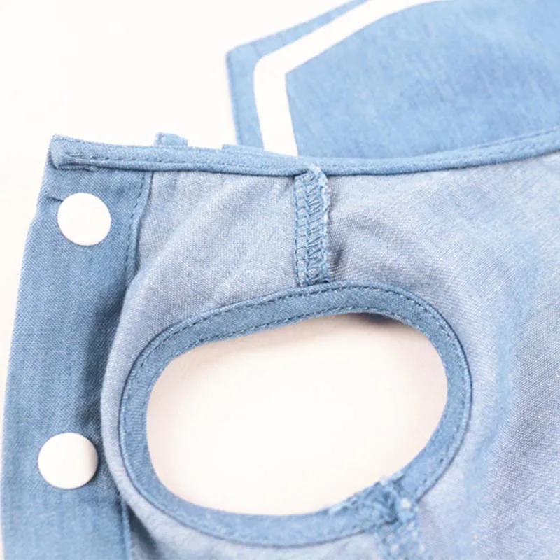 Джинсовая одежда для домашних животных темно синий стиль искусственная кожа