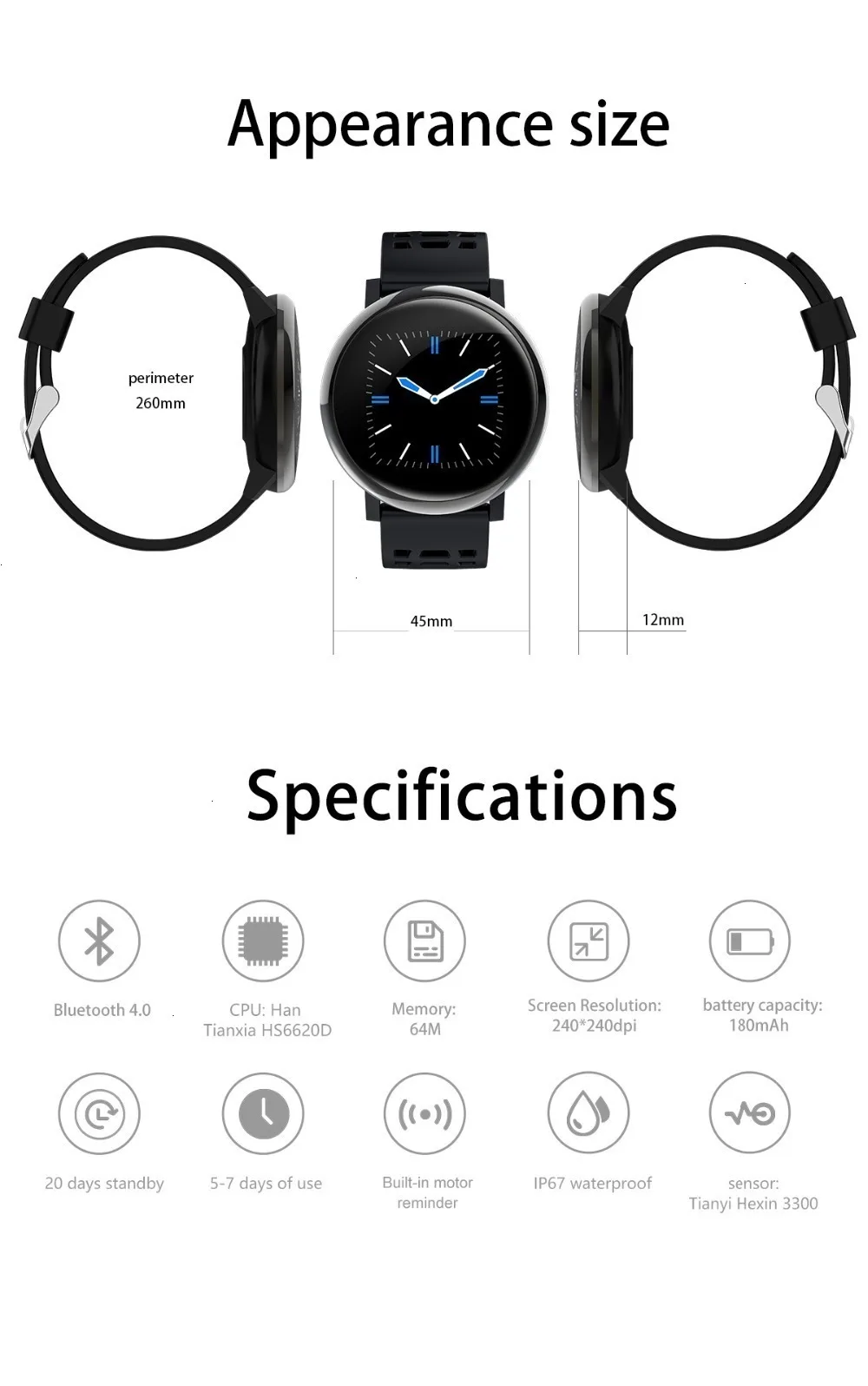 COXRY, спортивные Смарт-часы, мужские, Bluetooth, часы для здоровья, женские, фитнес, пульсометр, наручные часы, кровяное давление, умные часы, IOS, Android
