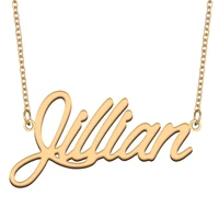 necklace with name jillian for his her family member best friend birthday gifts on christmas mother day valentines day