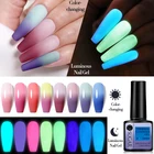 Гель-лак для ногтей светящийся, меняющий цвет при температуре, 7,5 мл