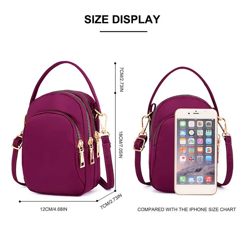 

Cute Phone Pouch Women's Mini Shoulder Bag Crossbody Fashion Waterproof Female Bag