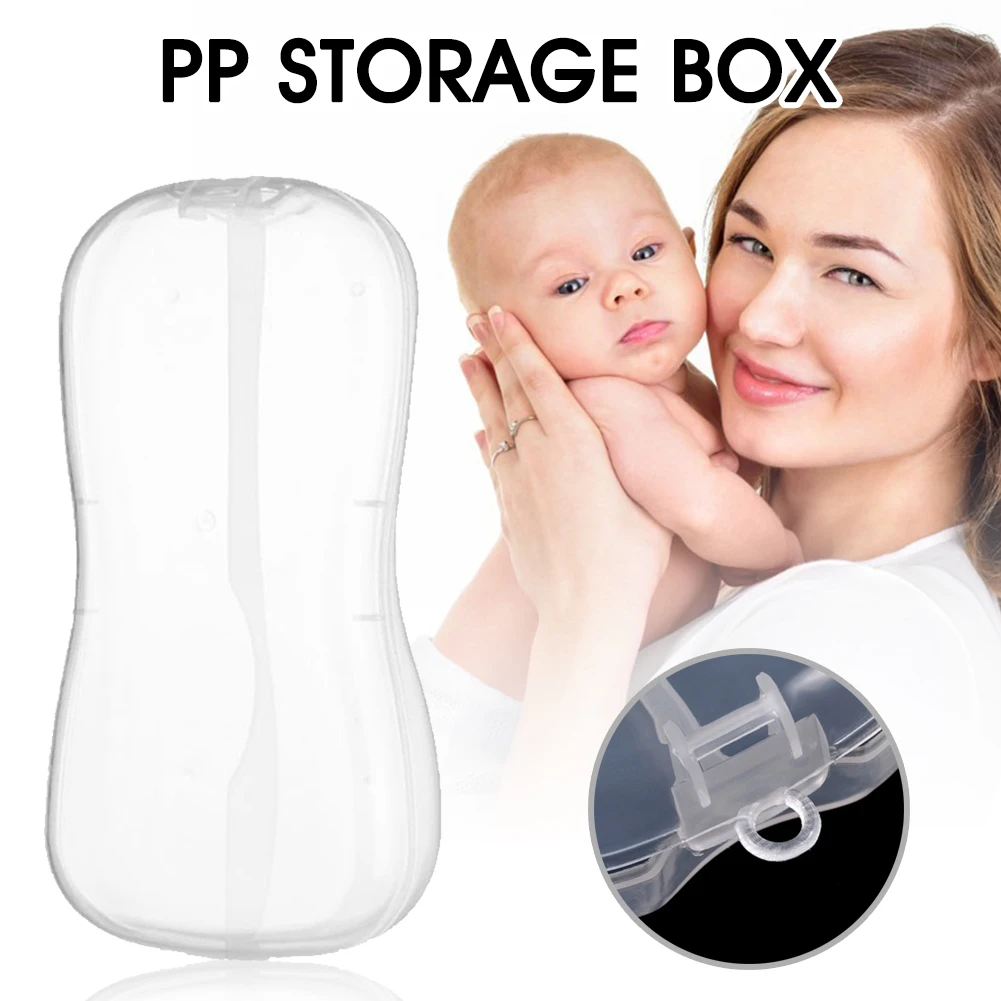 

Soft Portable Baby Spoon and Fork Storage Container with 2 Grids Waterproof and Dustproof Storage Box for Home Travel Use Box